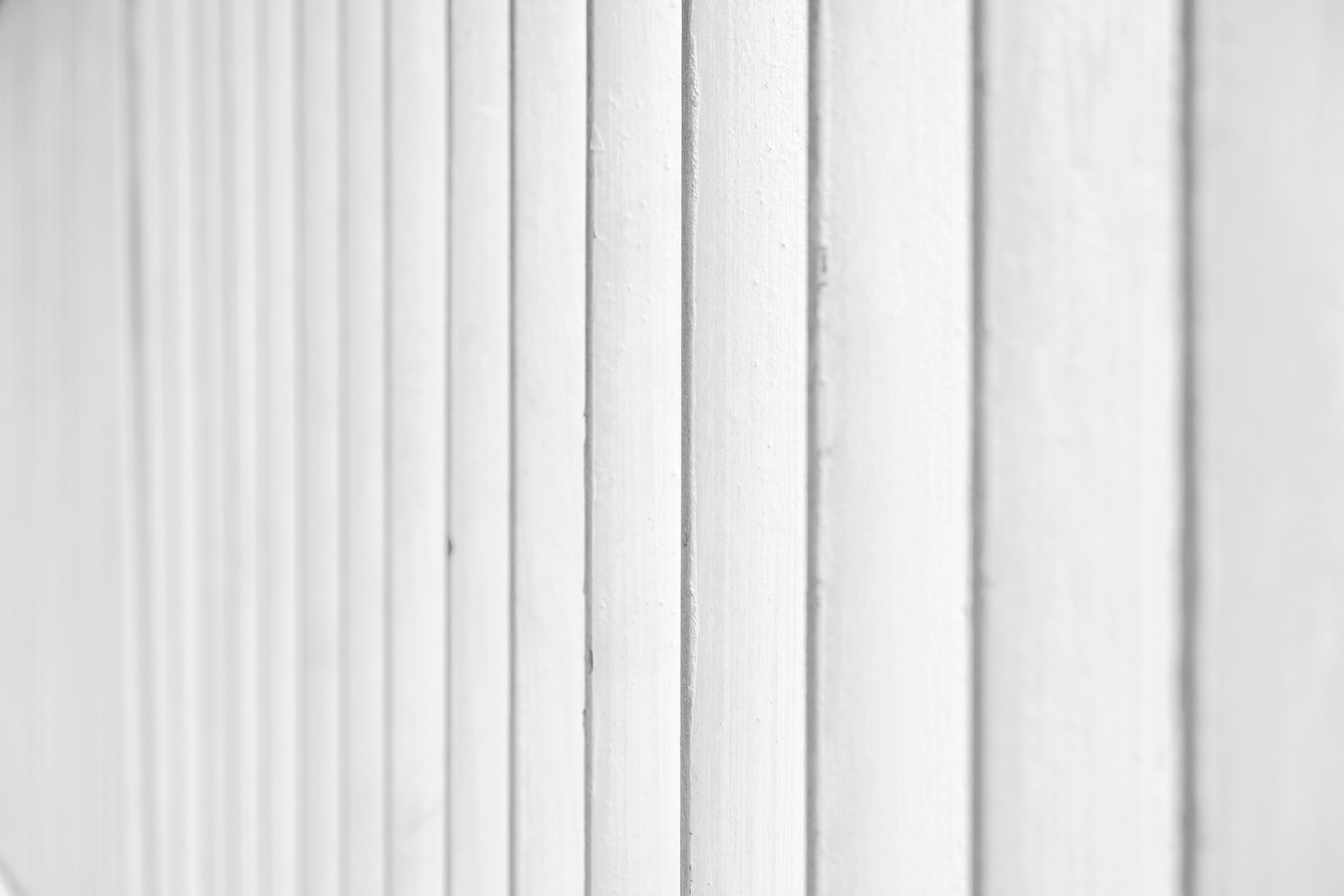 white painted wooden wall